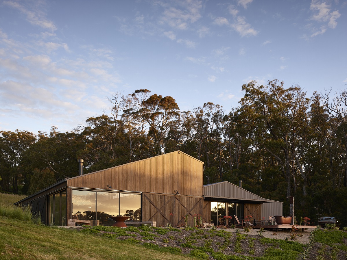 Aresh Cladding Uber Shed 2 encased in IronAsh cladding | ASH