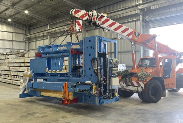 Installation of the brand new Hundegger RobotMax at ASH in Heyfield