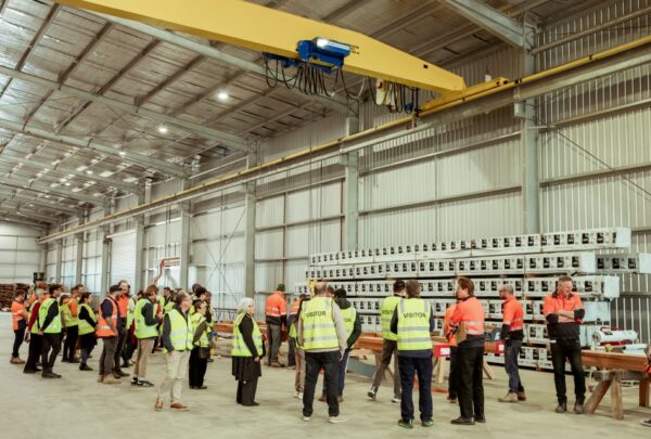 MASSLAM-Open-Day (59)_web Learning from the best in the mass timber business. Attendees at ASH's MASSLAM Open Day gain valuable knowledge from ASH's MASSLAM engineering design manager, Nathan Benbow