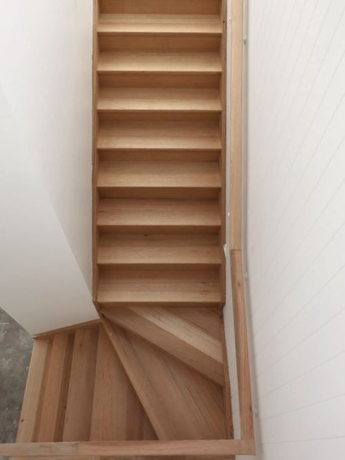 Australian Oak Classic Grade hardwood used to build a stunning staircase by North East Stairs.
