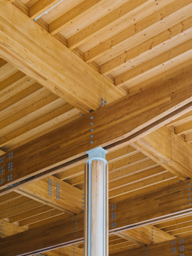 Advanced Manufacturing Readiness Facility First Building in Bradfield, NSW incorporates ASH's glulam mass timber solution, MASSLAM. Photo: Vinchy Wu