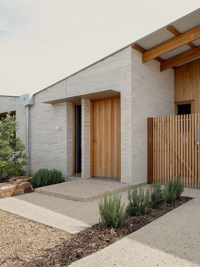 Normanville Beach House by Adam Johnson Design features Australia Oak internally and IronAsh externally.