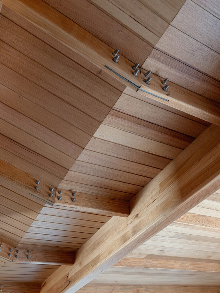 Normanville Beach House by Adam Johnson Design features Australia Oak internally and IronAsh externally.