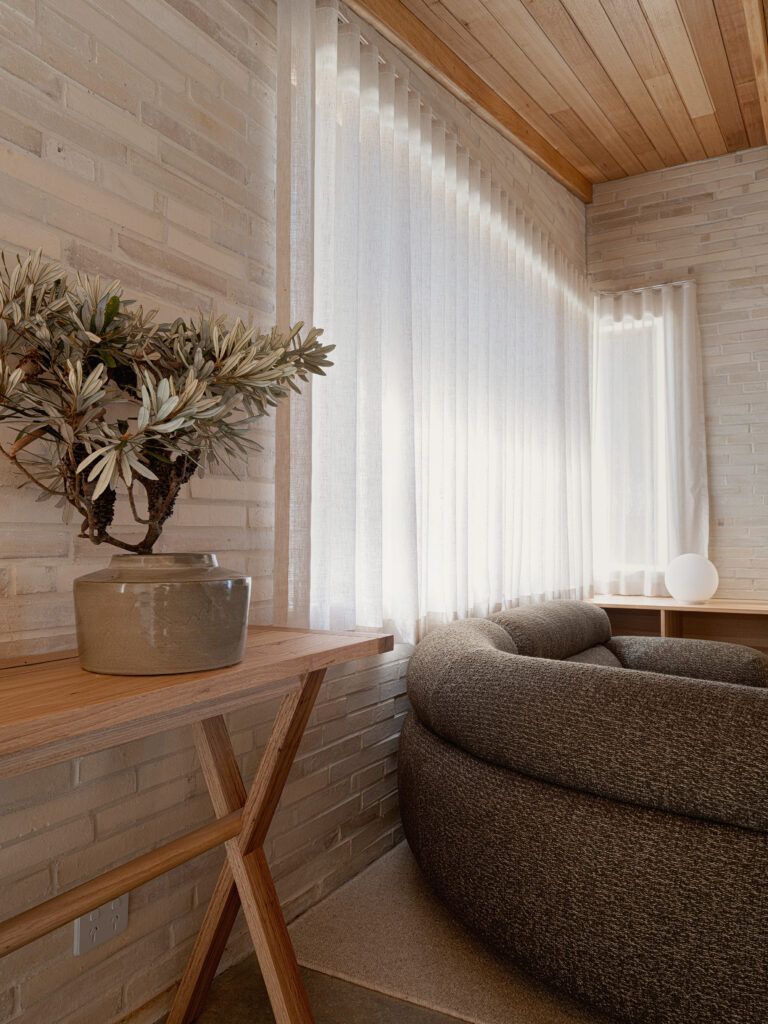 Normanville Beach House by Adam Johnson Design features Australia Oak internally and IronAsh externally.