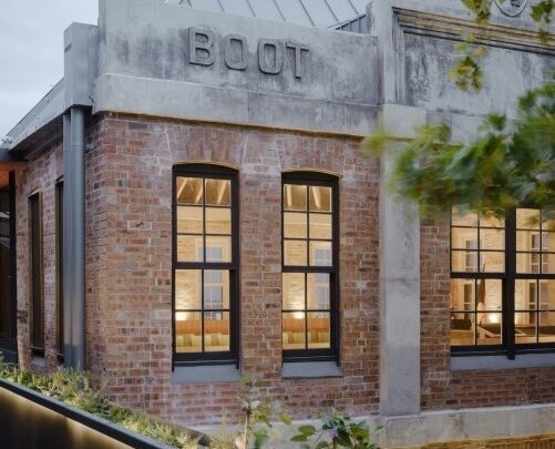 The Boot Factory by Archer Office wins Best Timber Design Award at 2025 TDA (Timber Design Awards).