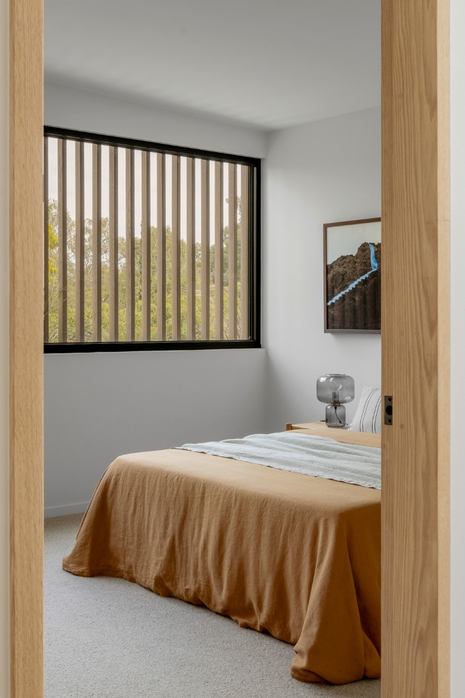 Timber doorframes made from ASH's Glacial Oak hardwood in Denman Avenue. By Nala Design and Orbis Constructions.