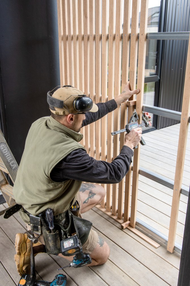 IronOak battens at The Good Day House by Al + Imo