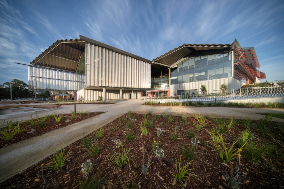 UTAS The Shed featuring Plantation Oak MASSLAM (mass timber from ASH).