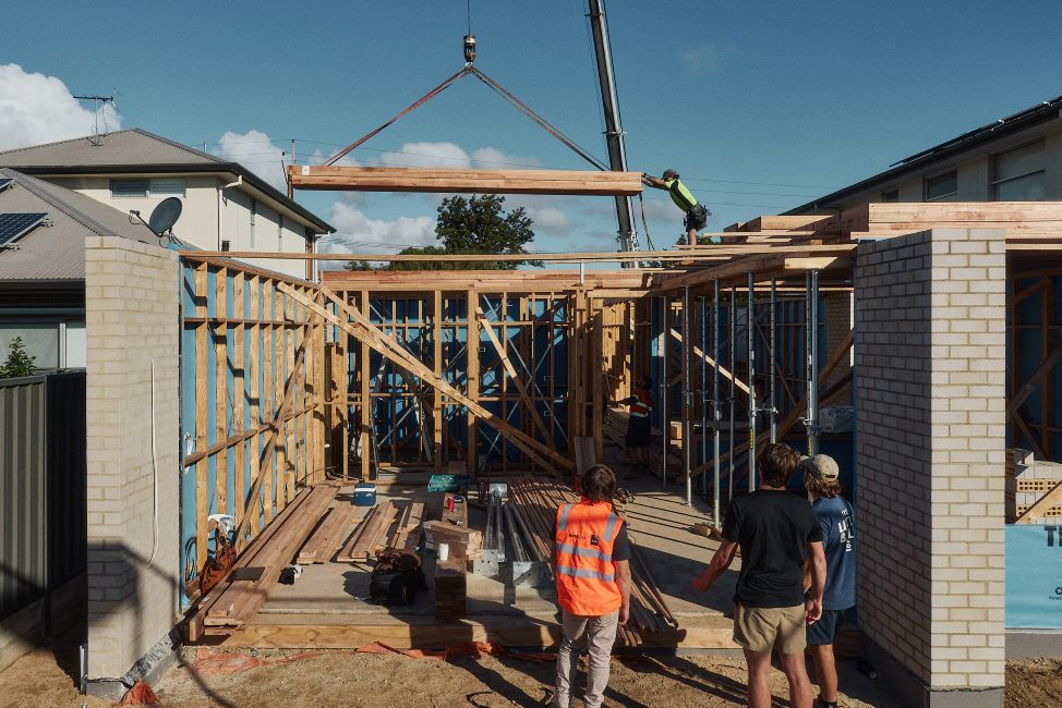 Seacliff House in SA is the first built project to utilise ASH's new innovative structural cassette system, CASE.