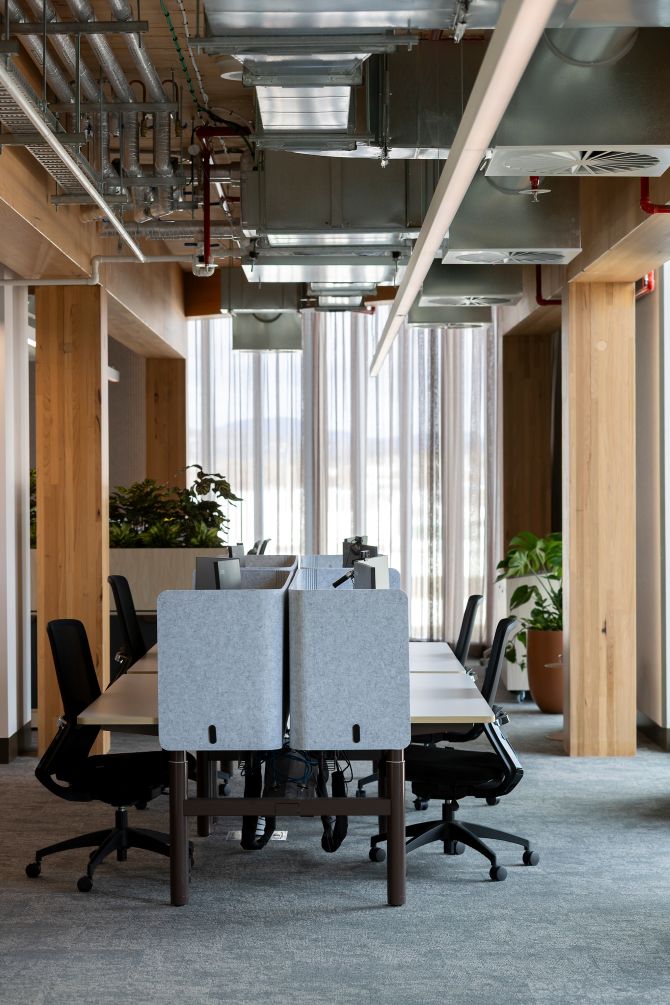 Canberra Institute of Technology (CIT) Woden campus featuring Australian Oak mass engineered timber (MASSLAM)
