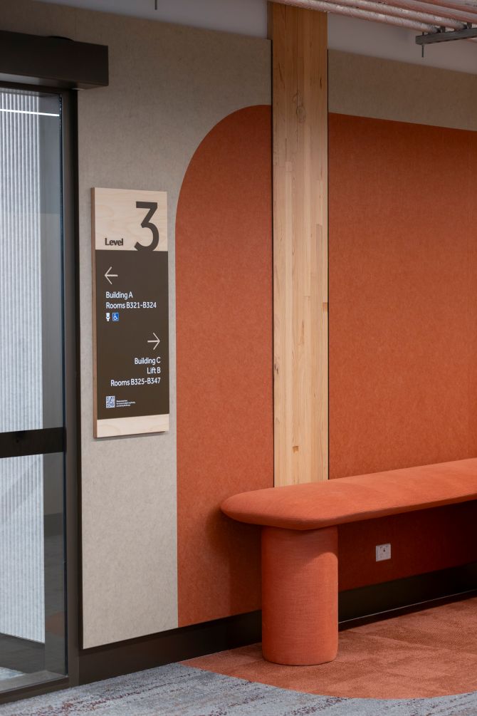 Canberra Institute of Technology (CIT) Woden campus featuring Australian Oak mass engineered timber (MASSLAM)