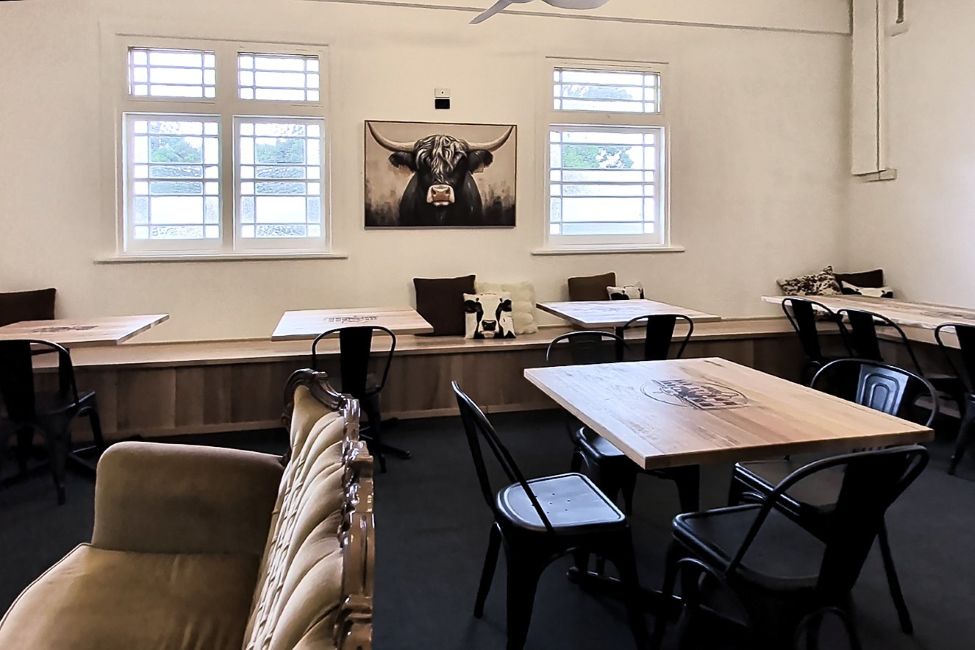 The Cowwarr Hotel in regional Victoria, has new owners and a fresh new renovation. Featuring ASH Australian Oak and IronAsh hardwood including lining, cladding, custom mouldings, DAR and sawn, picnic tables, handrails, table and bench tops.