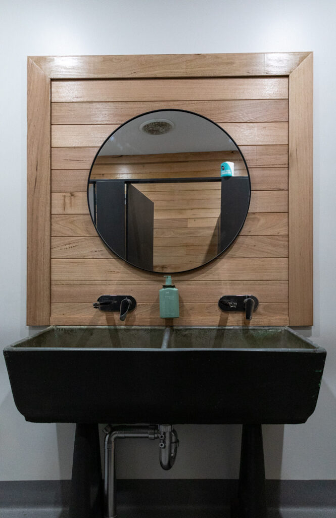 The Cowwarr Hotel in regional Victoria, has new owners and a fresh new renovation. Featuring ASH Australian Oak and IronAsh hardwood including lining, cladding, custom mouldings, DAR and sawn, picnic tables, handrails, table and bench tops.