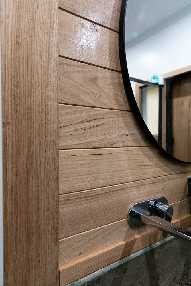 The Cowwarr Hotel in regional Victoria, has new owners and a fresh new renovation. Featuring ASH Australian Oak and IronAsh hardwood including lining, cladding, custom mouldings, DAR and sawn, picnic tables, handrails, table and bench tops.