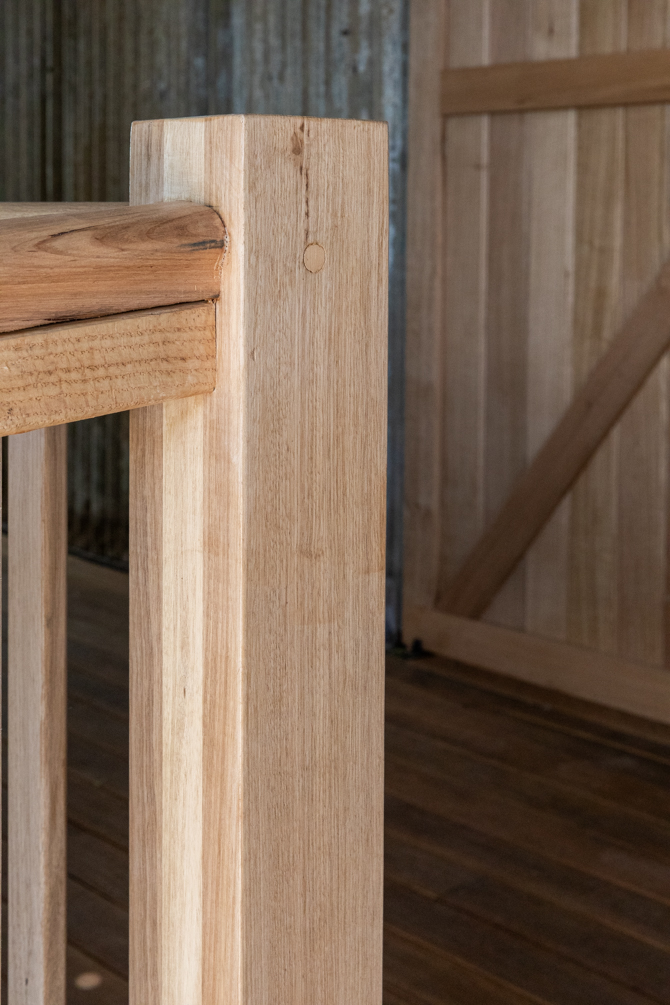 The Cowwarr Hotel in regional Victoria, has new owners and a fresh new renovation. Featuring ASH Australian Oak and IronAsh hardwood including lining, cladding, custom mouldings, DAR and sawn, picnic tables, handrails, table and bench tops.