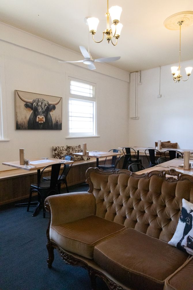 The Cowwarr Hotel in regional Victoria, has new owners and a fresh new renovation. Featuring ASH Australian Oak and IronAsh hardwood including lining, cladding, custom mouldings, DAR and sawn, picnic tables, handrails, table and bench tops.