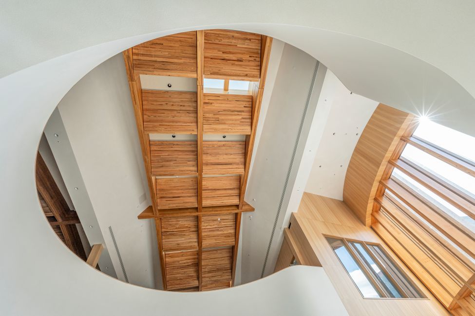 UTAS The Forest by Woods Bagot featuring ASH's Australian Oak MASSLAM.