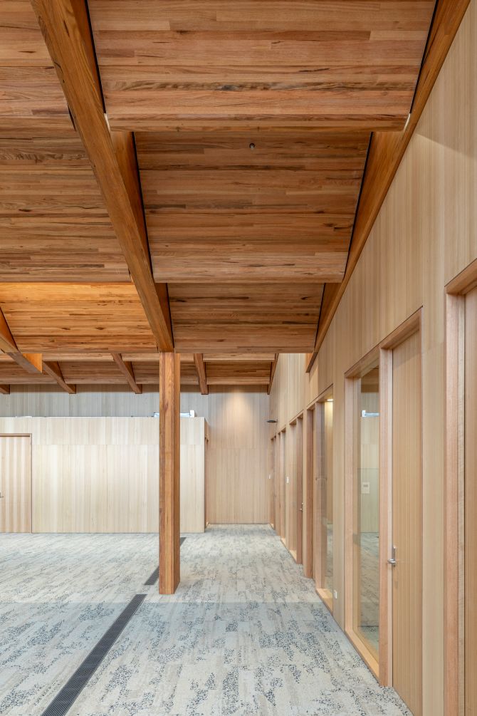 UTAS The Forest by Woods Bagot featuring ASH's Australian Oak MASSLAM.