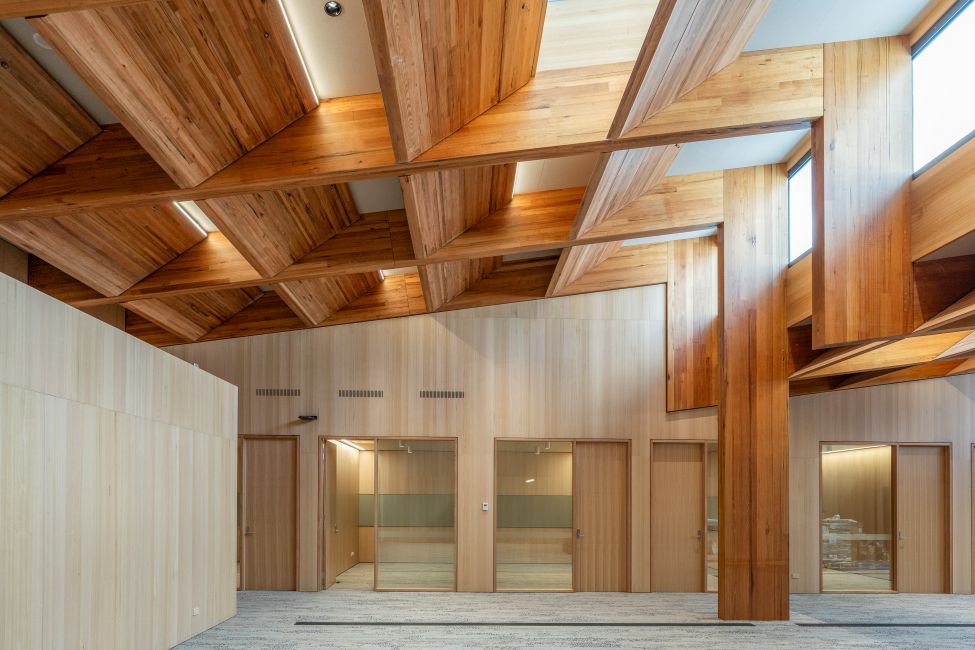 UTAS The Forest by Woods Bagot featuring ASH's Australian Oak MASSLAM.