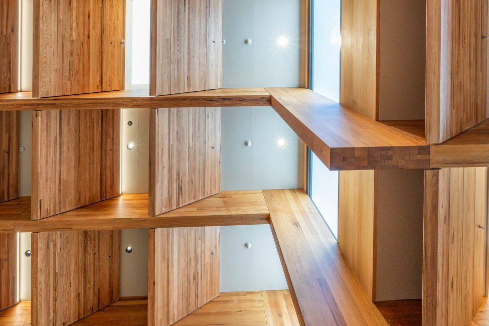 UTAS The Forest by Woods Bagot featuring ASH's Australian Oak MASSLAM.