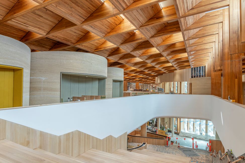 UTAS The Forest by Woods Bagot featuring ASH's Australian Oak MASSLAM.
