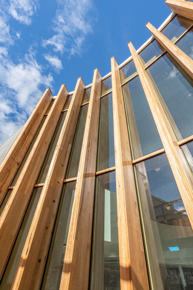 UTAS The Forest by Woods Bagot featuring ASH's Australian Oak MASSLAM.